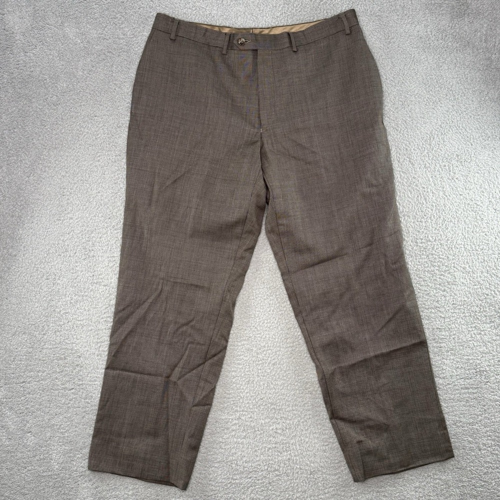 Joseph Abboud JOE Pants Mens 38x30 Gray 100% Wool Flat Front Straight Leg